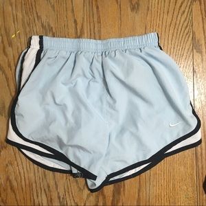 Nike athletic shorts-light blue